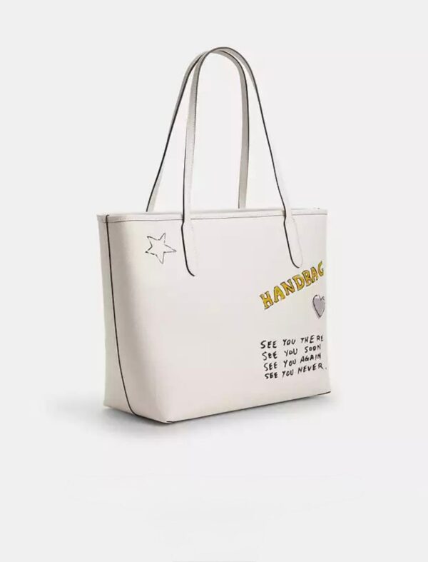 Tote Coach White